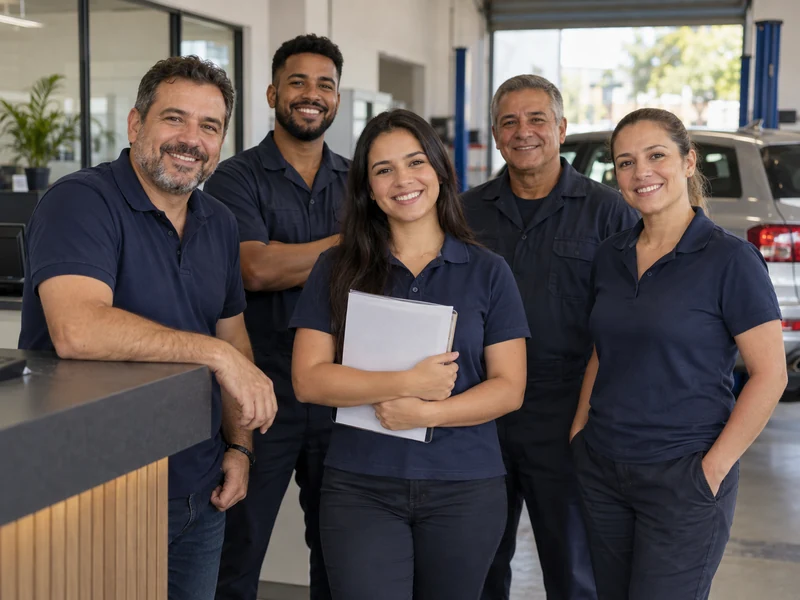 Equipe da Placas Sorocaba atendendo clientes