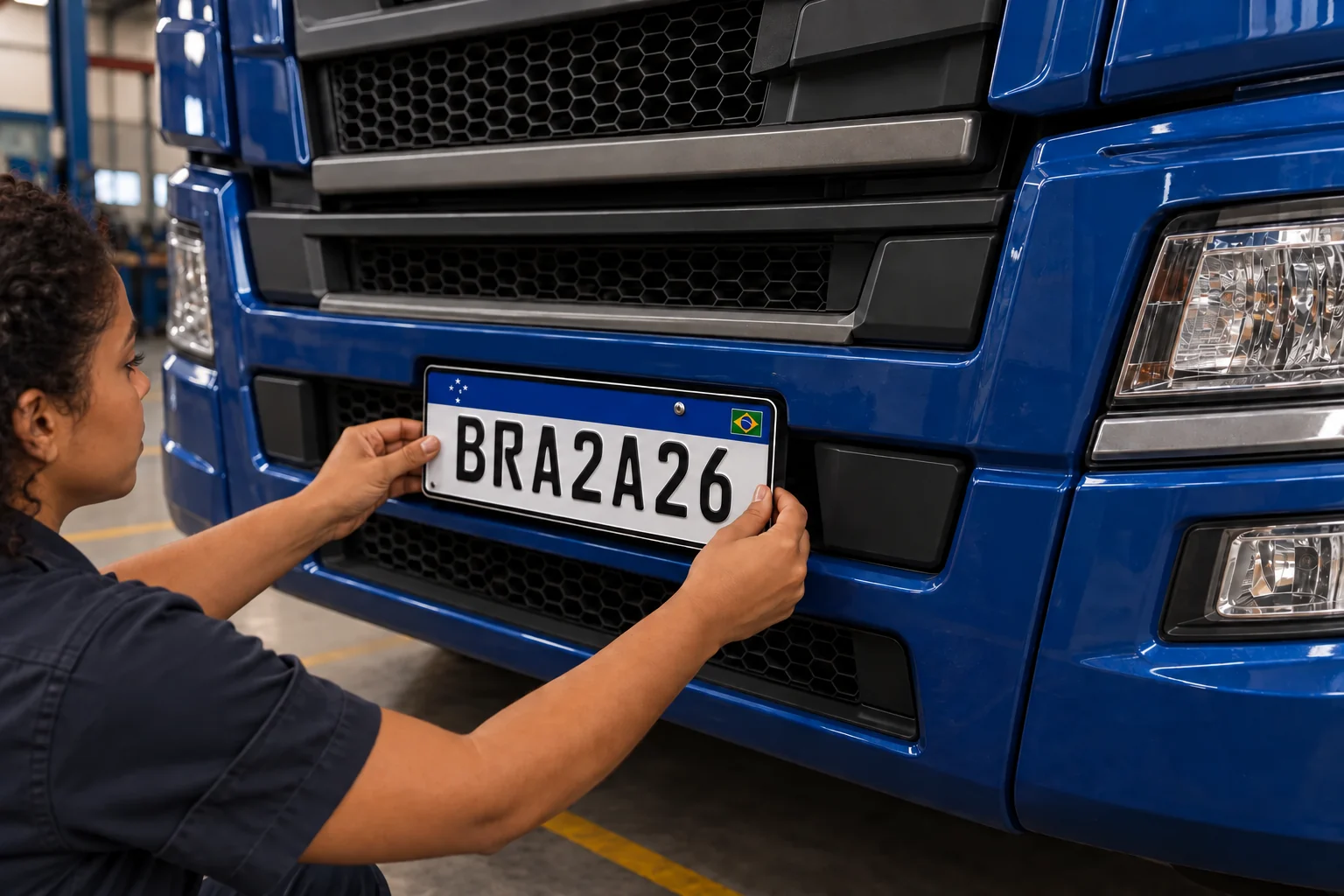 Placa para Caminhão e Utilitário
