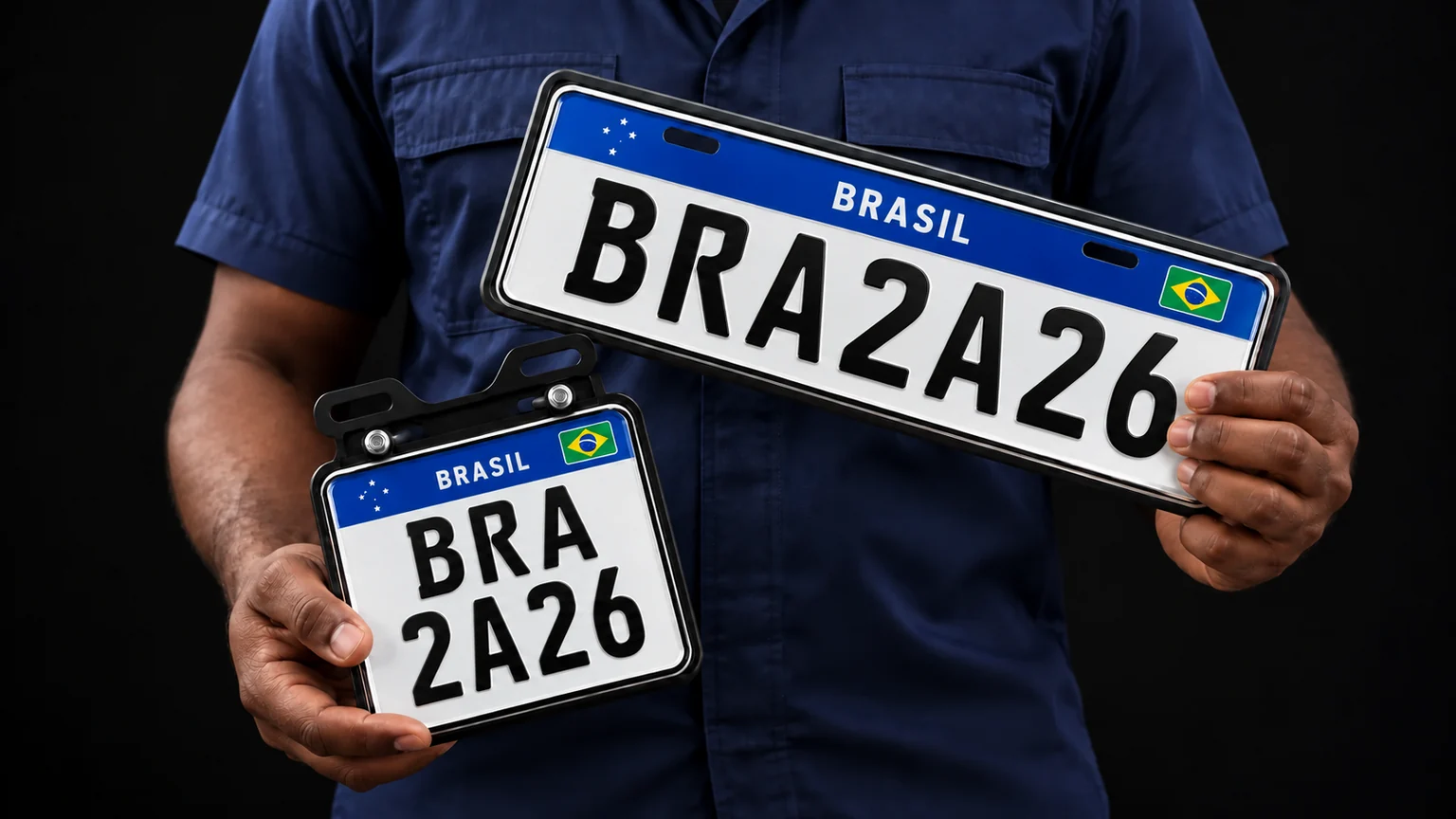 Suporte para Placas de Carro ou Moto